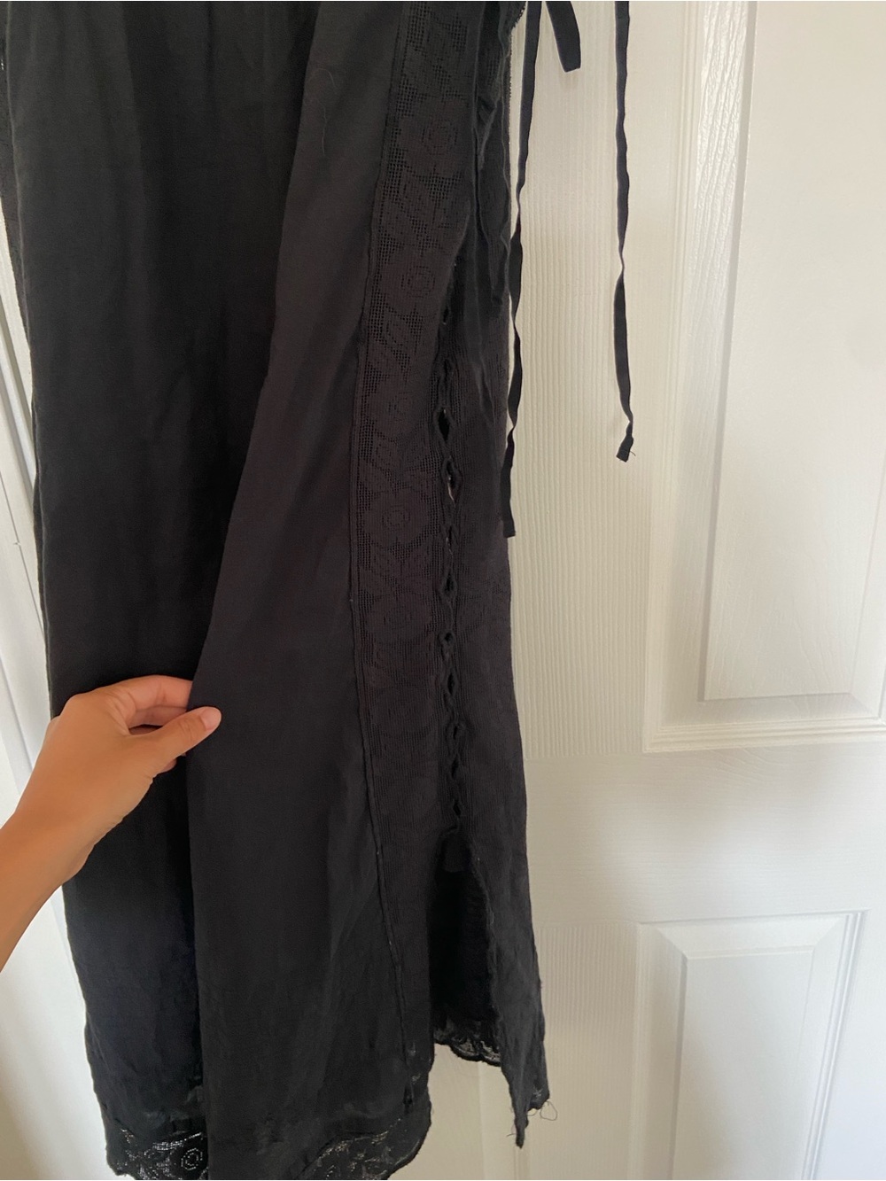The GREAT. Attic lace dress in black size 0 - Picture 5 of 8